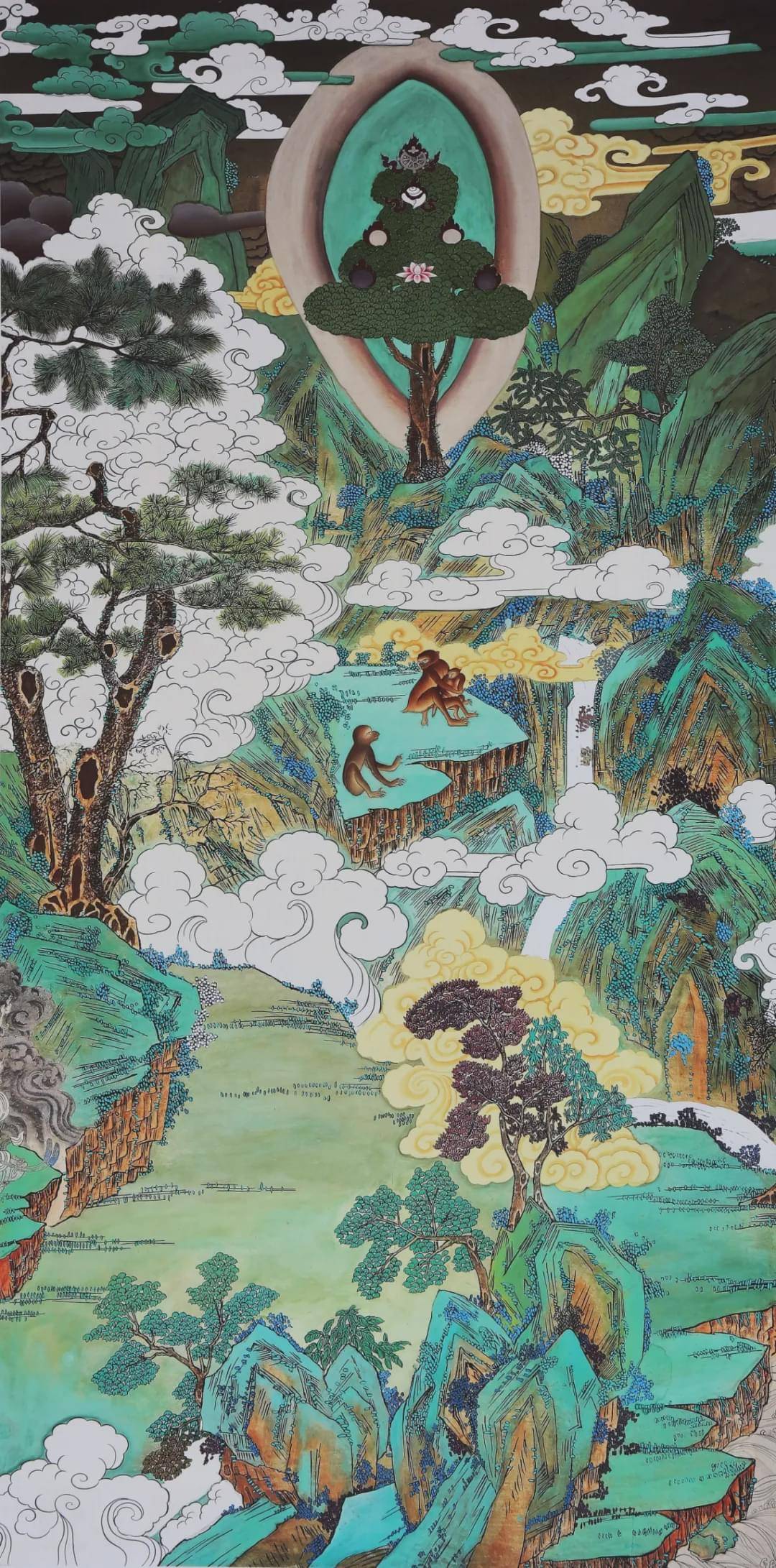 驻村|黄连画家艺术村入驻艺术家庚子作品展成功开幕