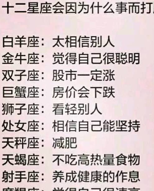 12星座长相排名_12星座女长相最丑排名