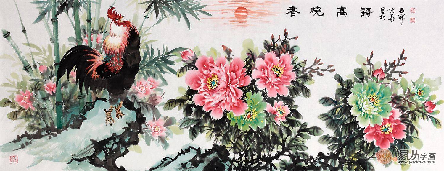 作品|石开花鸟画为什么受人欢迎，有哪些因素