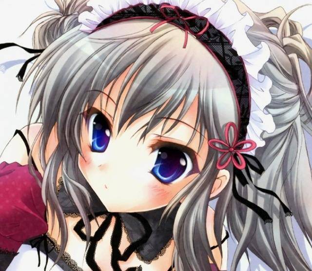 动漫美图:二次元银发少女,真是讨人喜啊!
