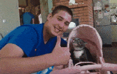 搞笑gif:娶了这妹子,你家的一亩三分地再也不用愁了