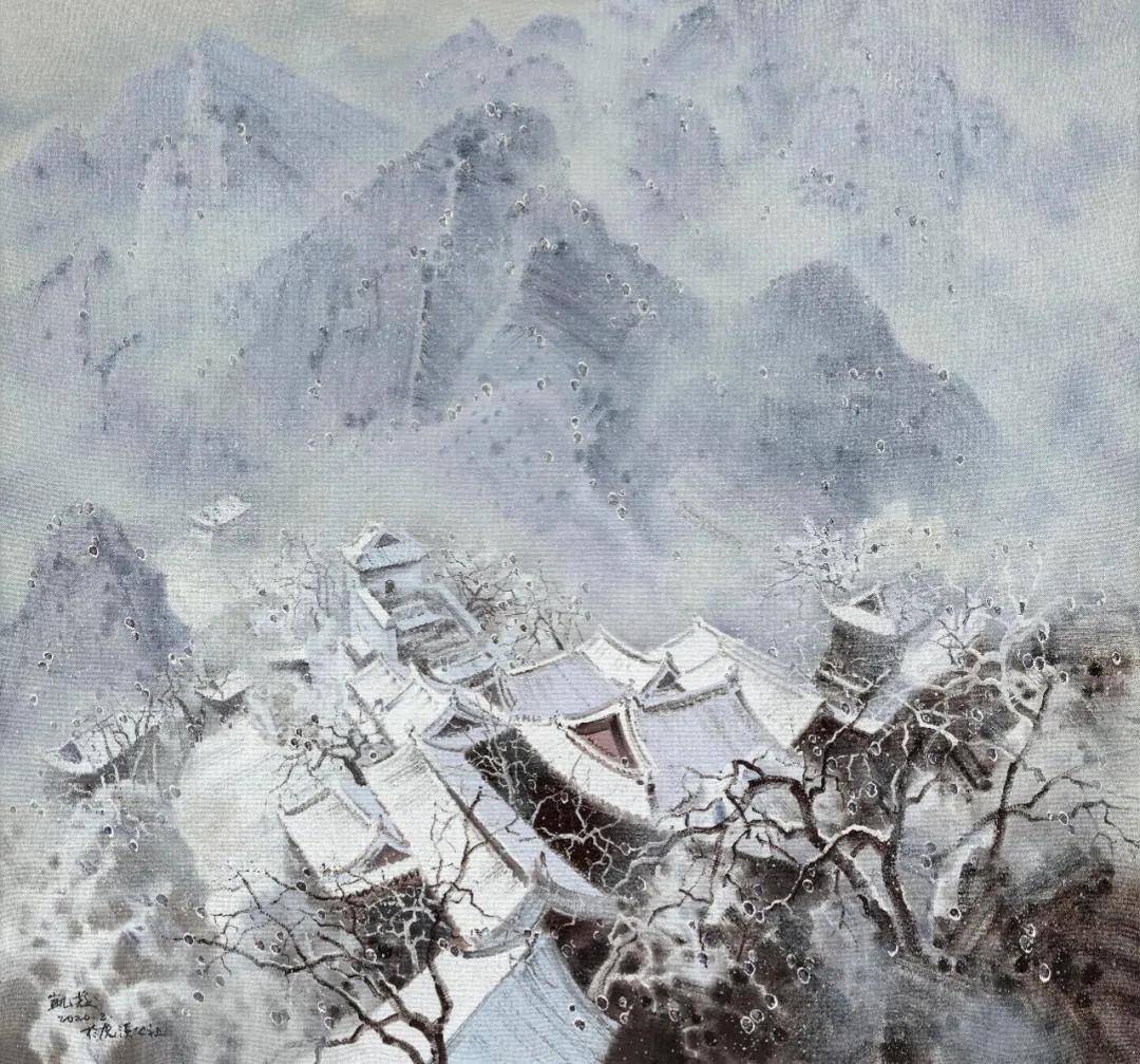翁凯旋2020新作|雪景