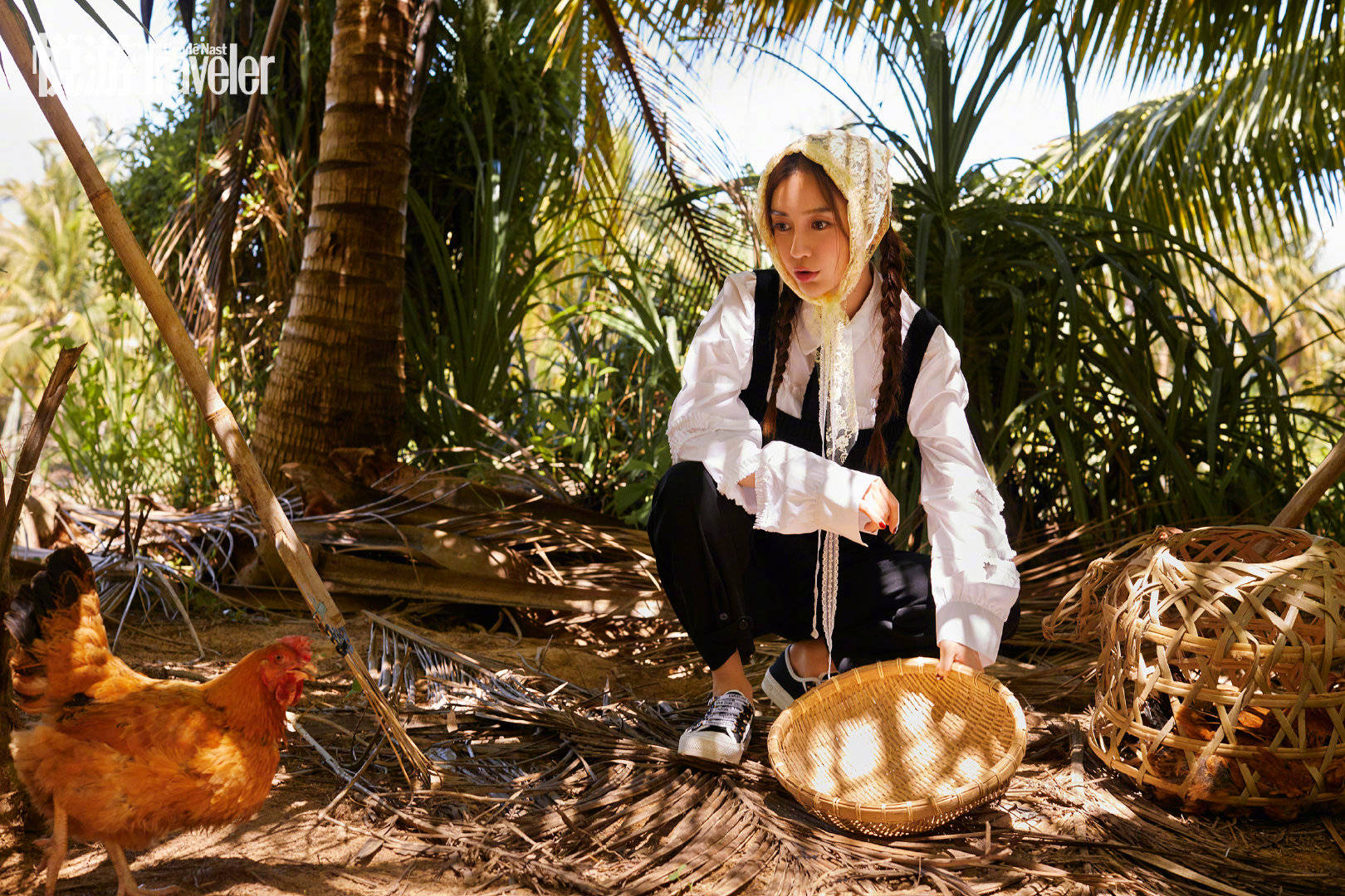 baby|baby变日式少女拍海岛大片，风格清新怡人，碧海蓝天下的惬意