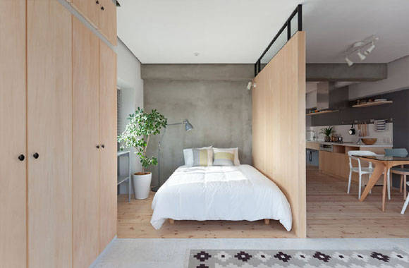 日式风格家居设计，简约大方真舒服，结合工业风元素，效果很特别！