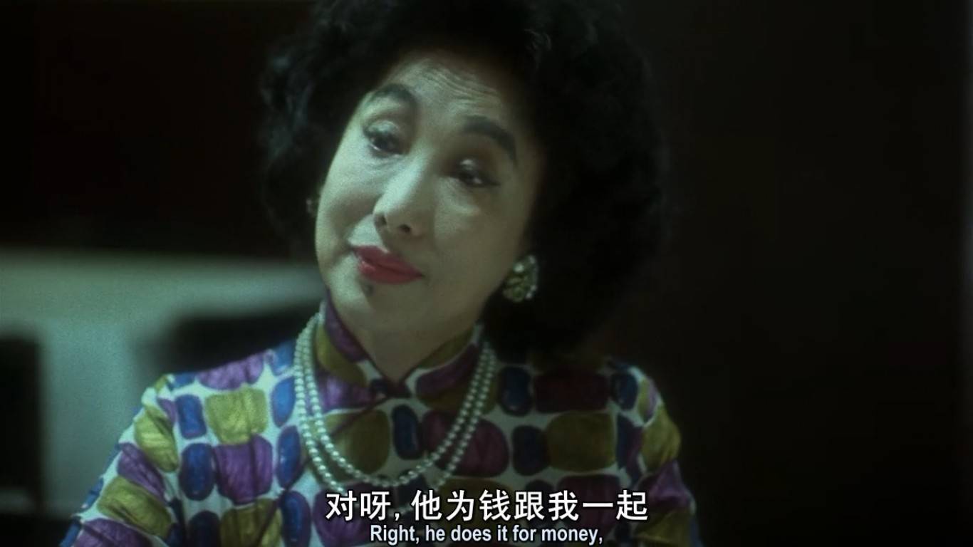 潘迪华饰演旭仔的养母 《阿飞正传》中的人物的形象体现在事件中他们