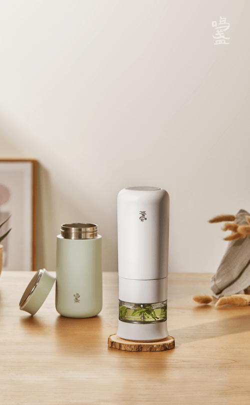 生活|鸣盏泡茶保温杯打开喝茶新方式喝茶就喝“鲜”茶