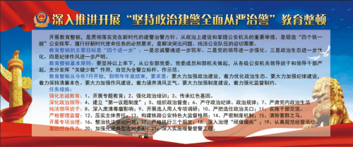 西乌旗车站派出所开展"坚持政治建警,全面从严治警"教育整顿活动