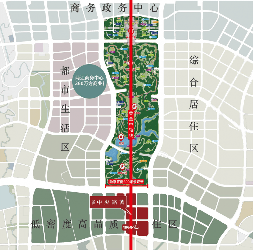 中央公园居住进阶金辉中央铭著推动区域人居蝶变