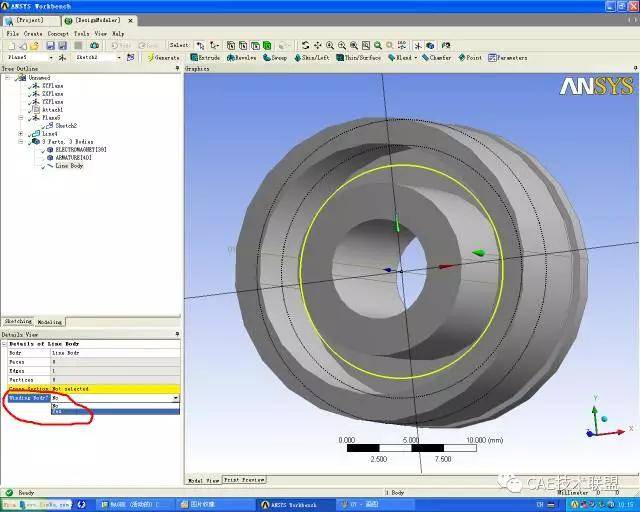 ansys workbench 电磁阀磁场分析