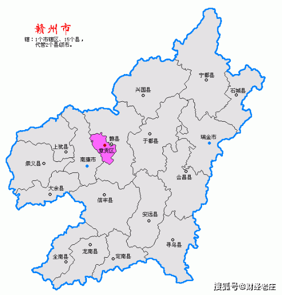 赣州地图赣州市2019年gdp为3474亿,位列江西省第2位,其中第一二三