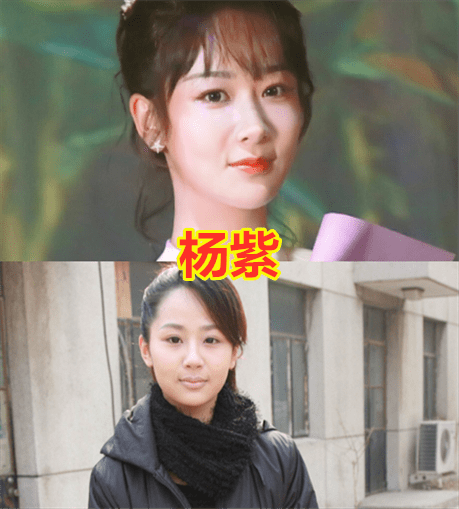 明星的艺考照片杨紫路人脸古力娜扎颜值高钟楚曦反差最大