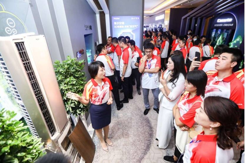 水洗净化科技揭晓！海尔推出除菌舱空调：三重除菌，只吹干净风-家电圈官网