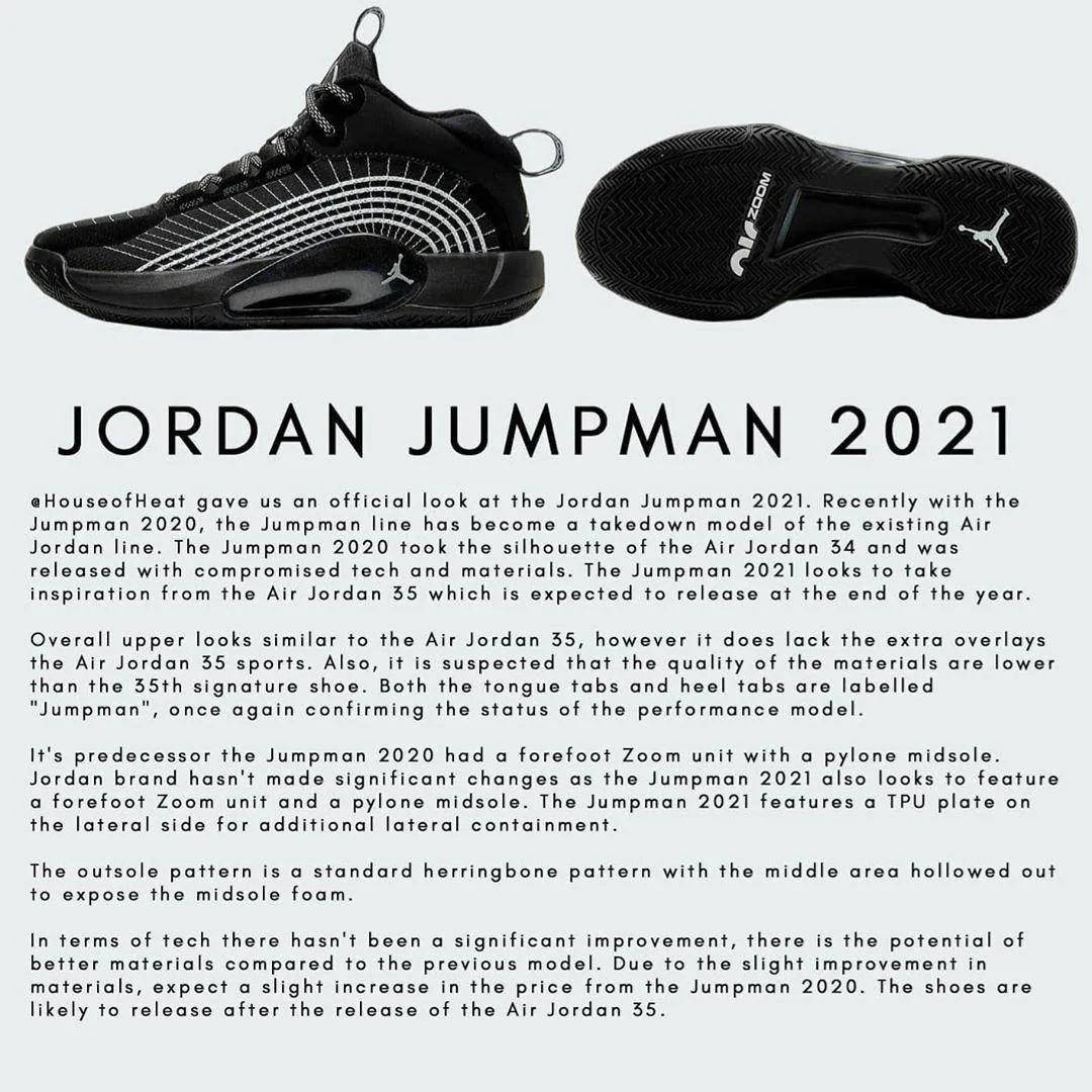 aj又一双实战好鞋来了!jumpman 2021的官图曝光