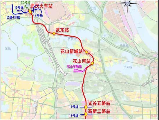 武汉地铁19号线武东站开建预计2023年建成运行