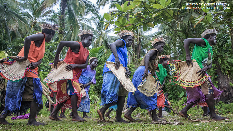巴布亚新几内亚游记-布干维尔岛-土著部落最盛大的欢迎仪式
