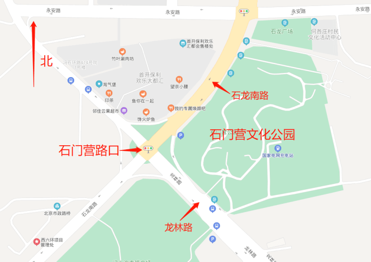 图-5 石门营文化公园地图