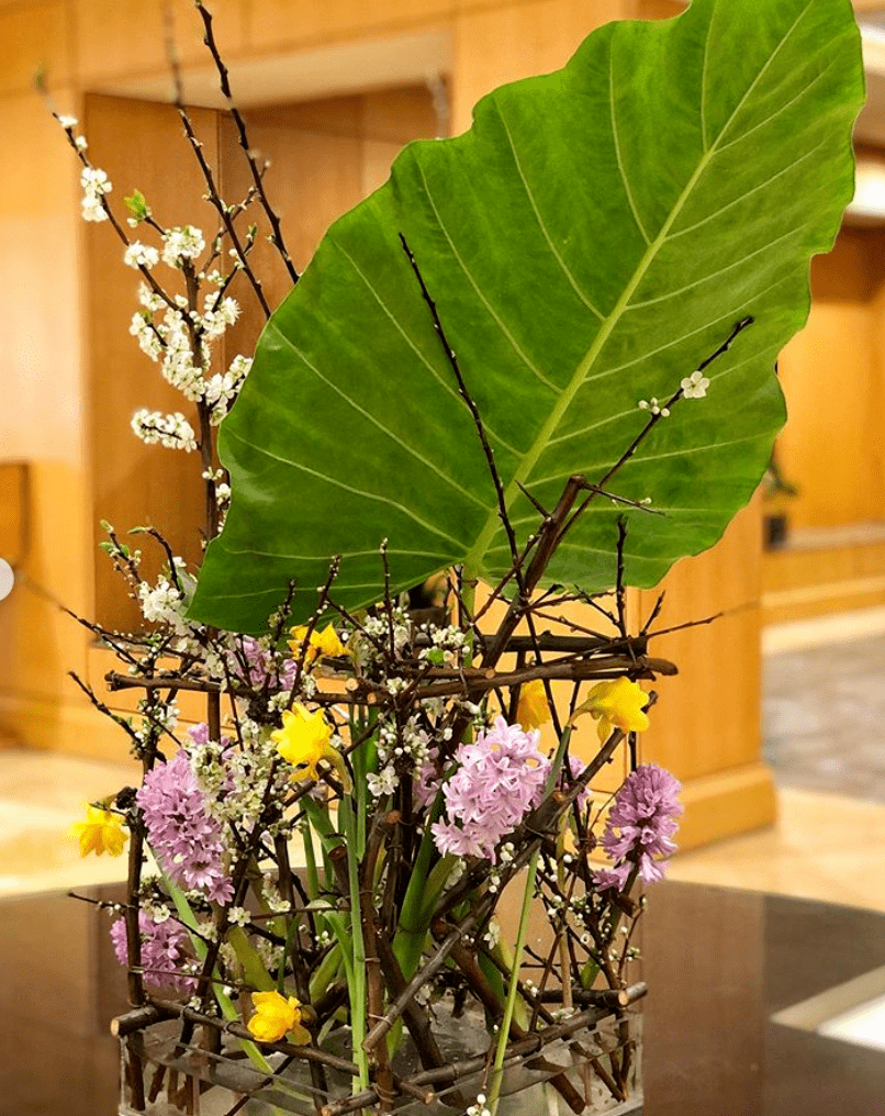 酒店花艺仿真植物造景工程
