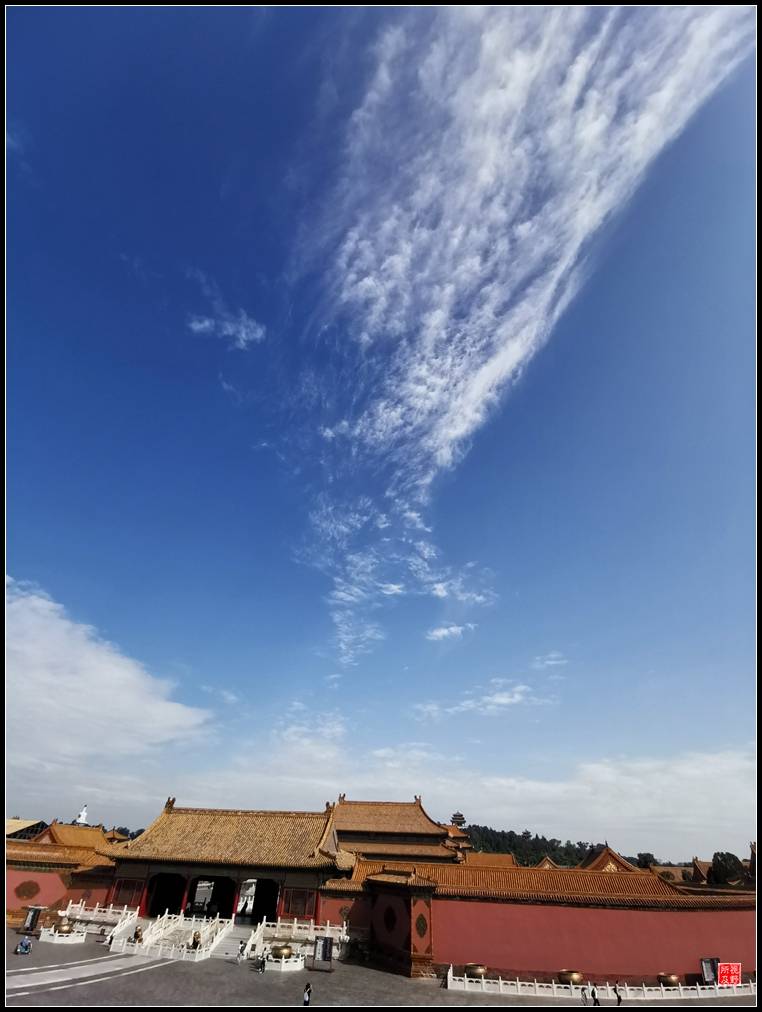 故宫|故宫高天流云 太任性了