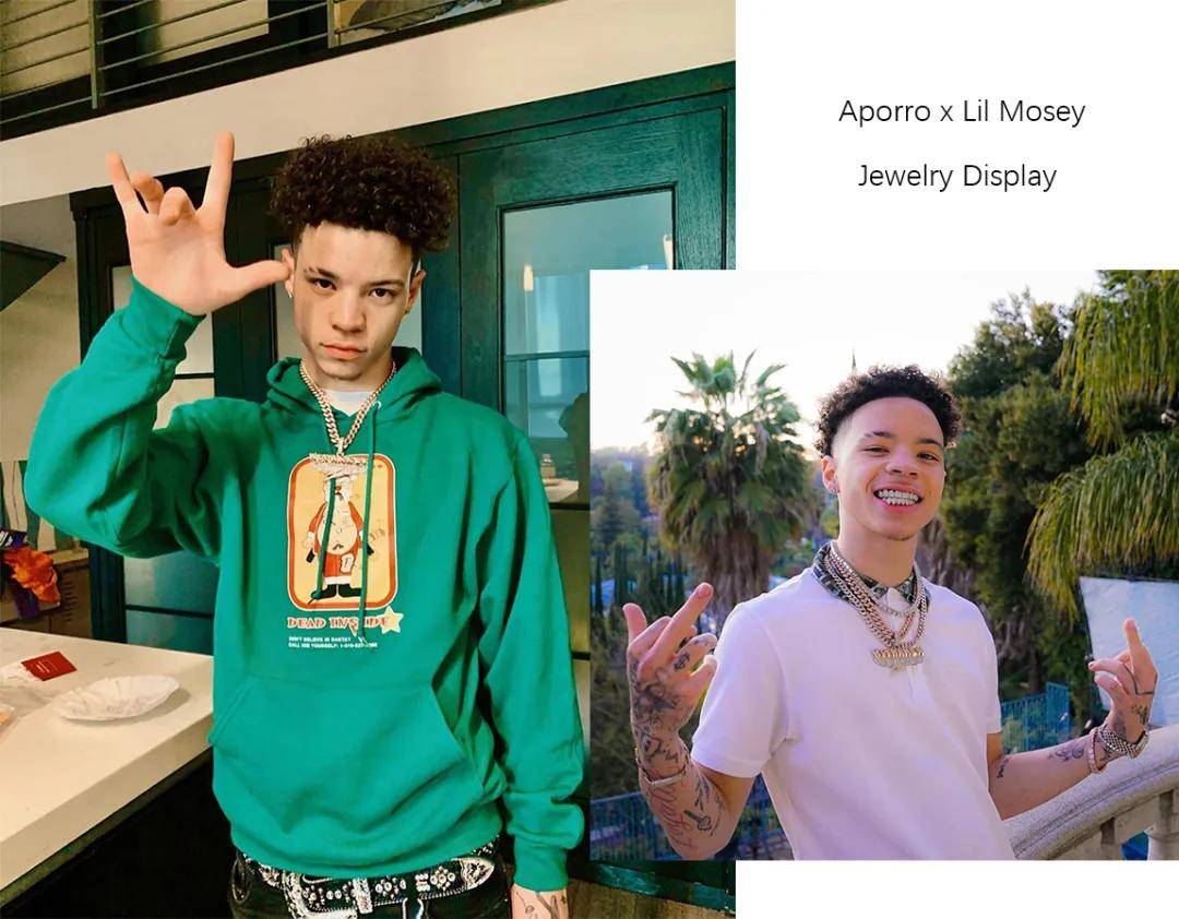 aporro x lil mosey 吊坠展示