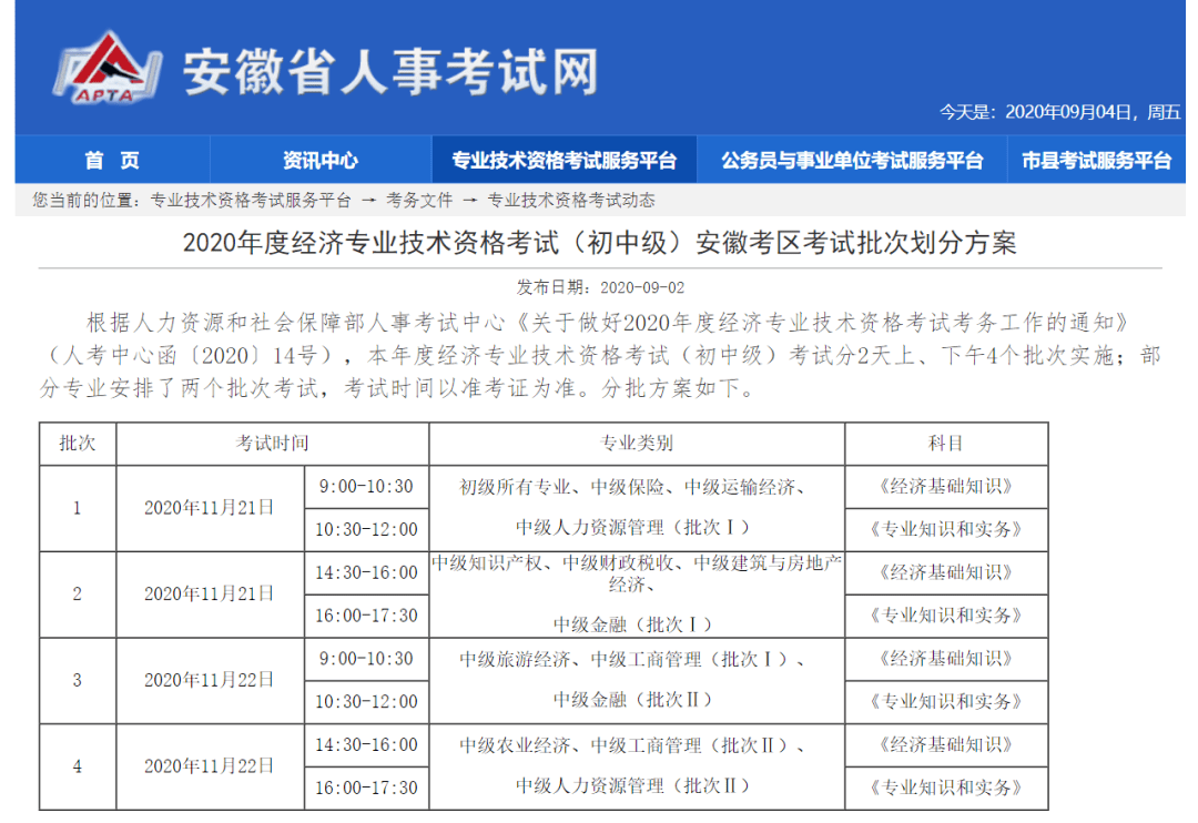 复习|慌了！2020年经济师专业科目也要分批次考试了！