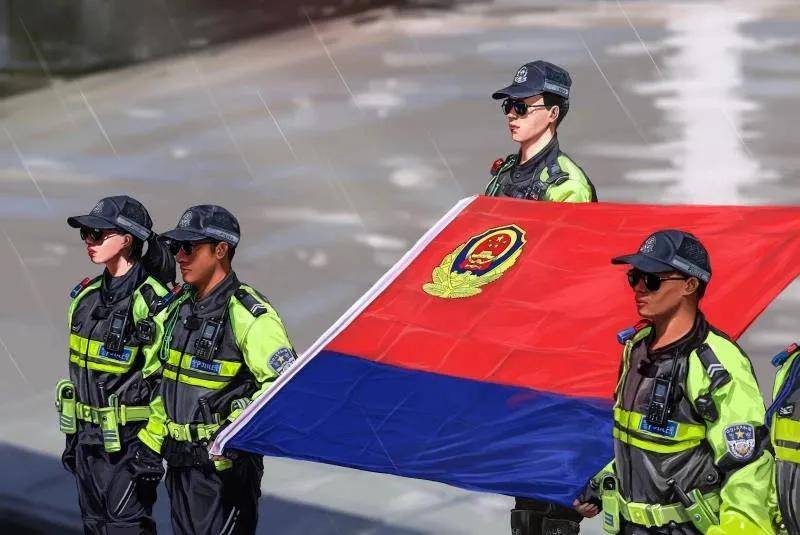 江津区|【致敬警旗】如果警察有颜色