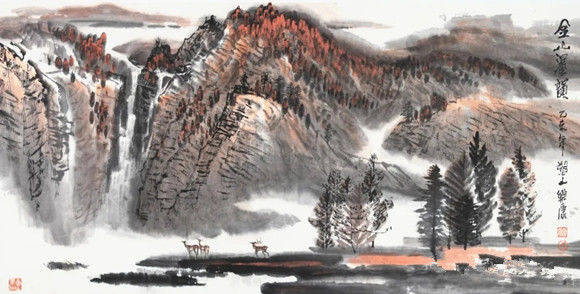 的拓荒人之一,他是对黑龙江北方山水画最早进行探索和开拓的画家之一