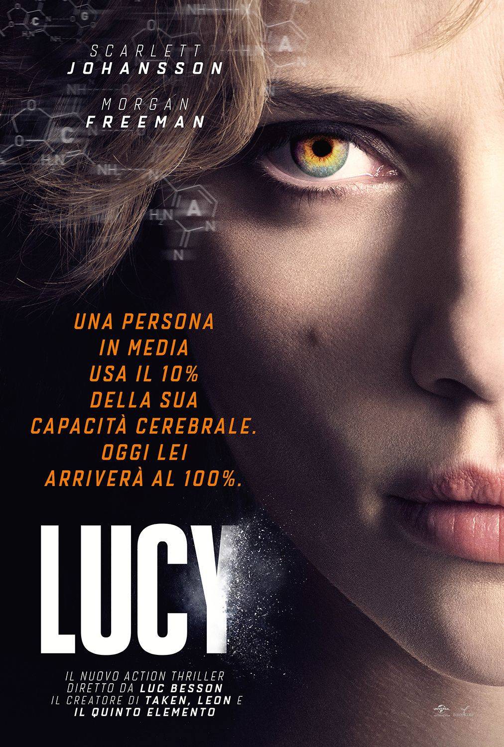 超体 lucy (2014)在巴黎街头交通高峰时期,露西给观众呈现了一场疯狂