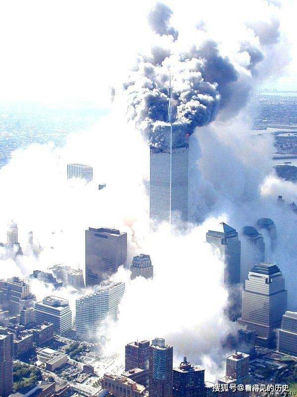 原创珍贵老照片直击911袭击美国世贸中心大楼