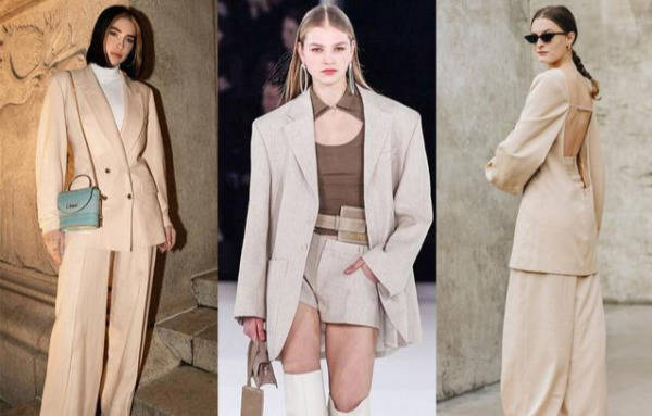 感觉|最近流行“秀色可餐”式穿搭！燕麦杏仁奶油色，温柔简约又高级