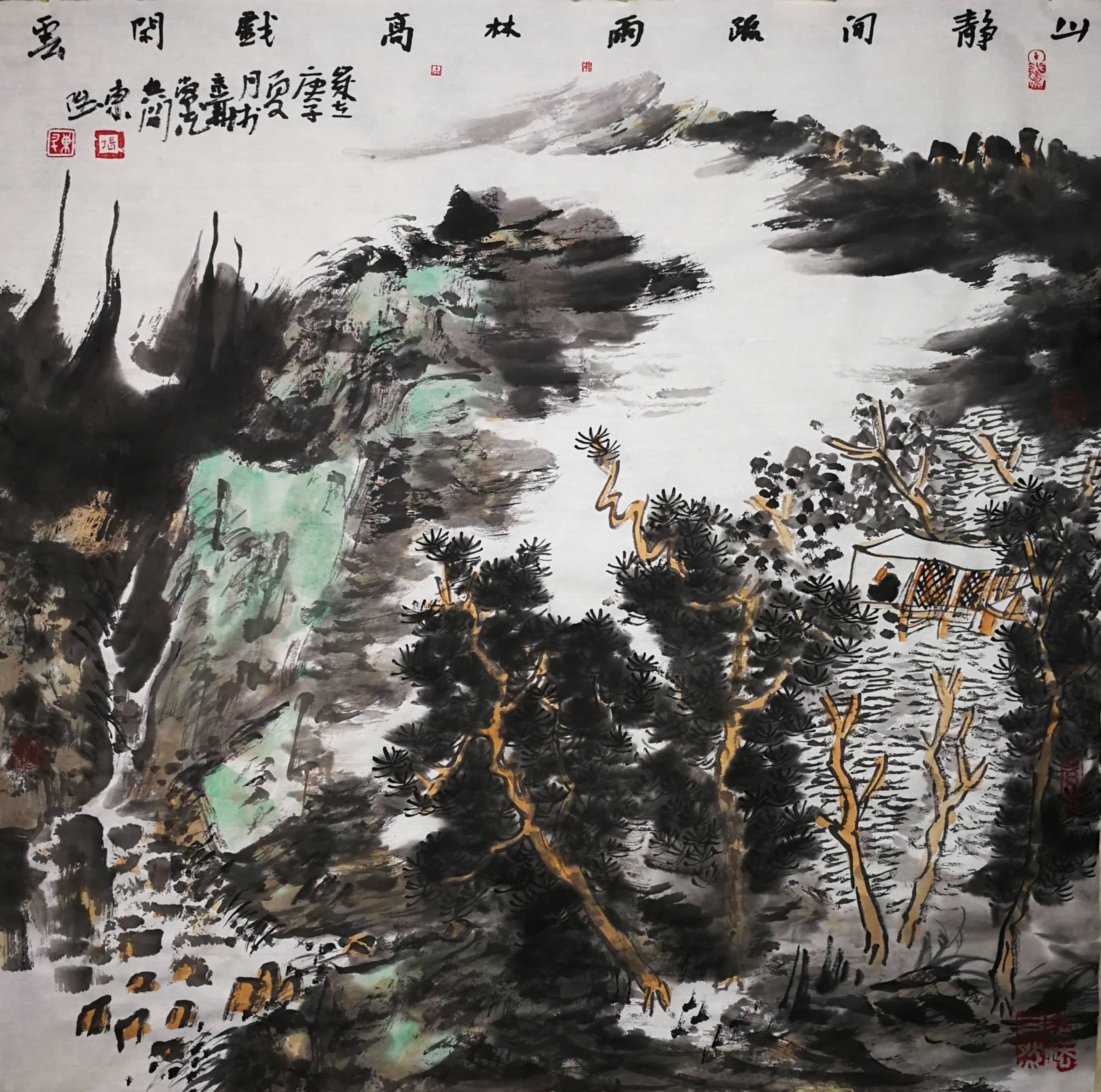 艺墨传承香港画院第三届中国画大展张东升作品鉴赏