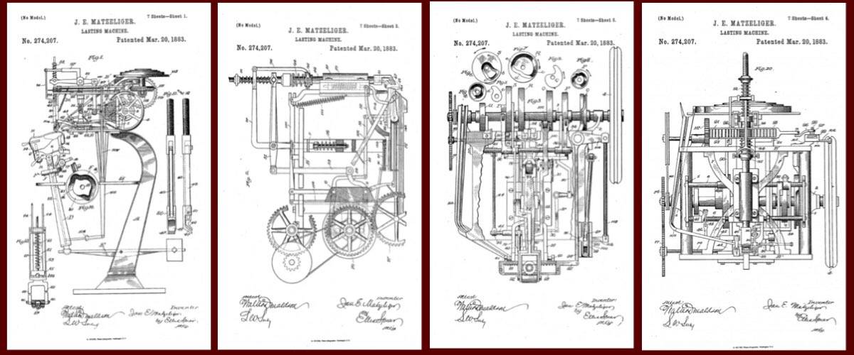 Jan|他发明了自动鞋楦机并申请了美国专利，彻底改变了制鞋业