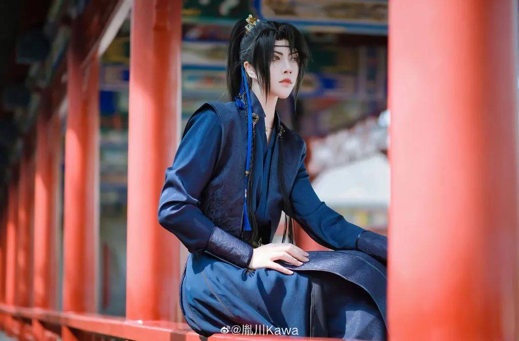 眼神杀二哈和他的白猫师尊薛蒙cos精致帅气太有代入感了