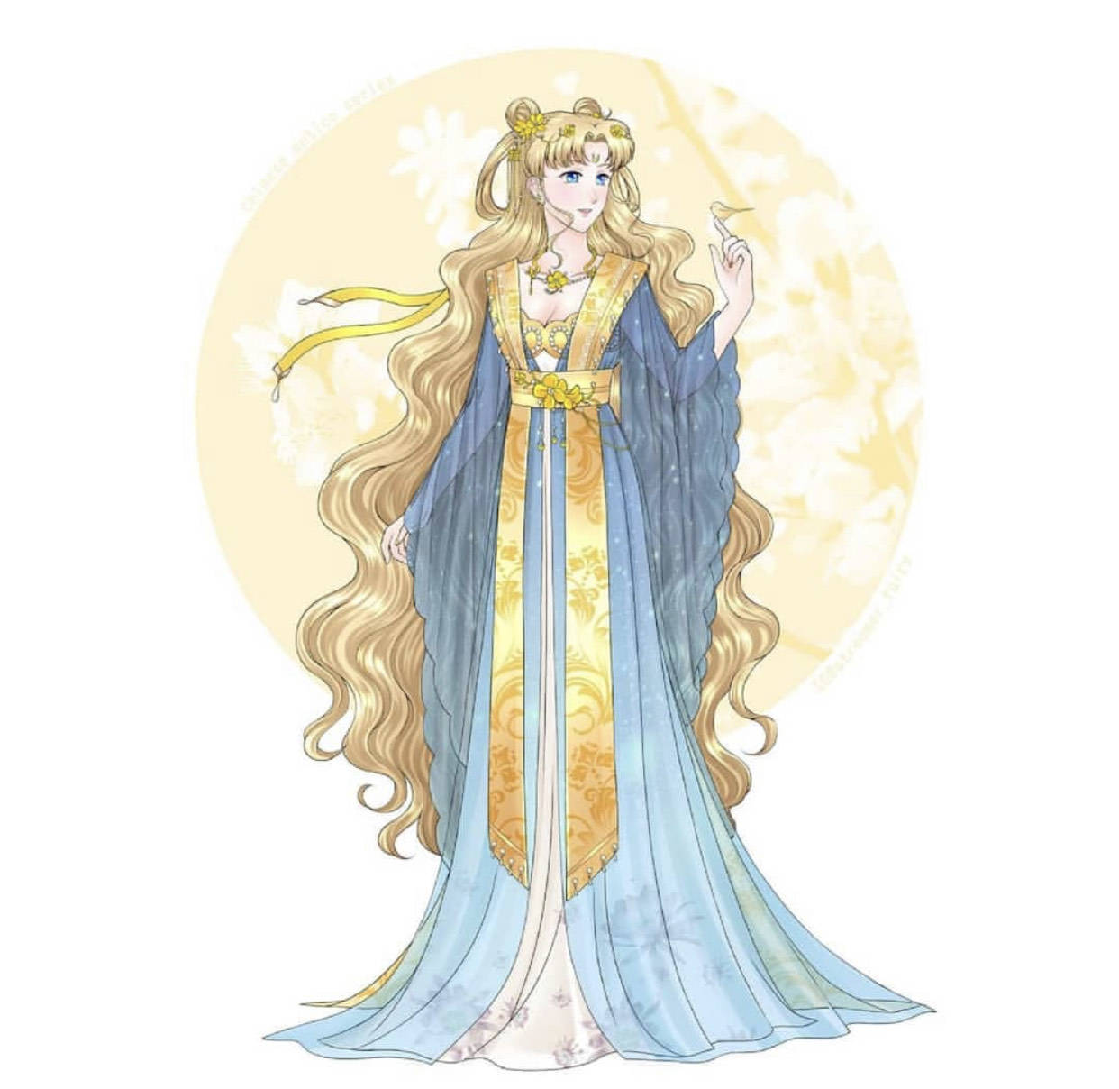 杨贵妃|《美少女战士》遇上唐装，月野兔堪比杨贵妃，红衣火野丽很吸睛