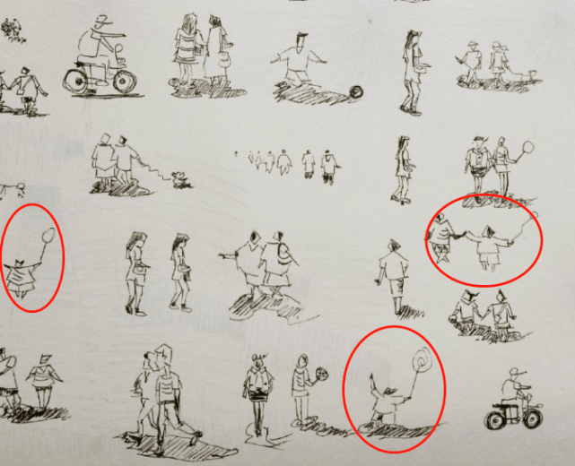 原创苗苗画一家三口简笔画，疑暗示与郑恺未来的宝宝是男孩