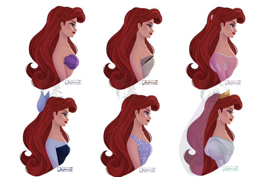 造型|迪士尼公主的“造型变化”，哪位拥有八套造型？艾莎逐渐变成熟