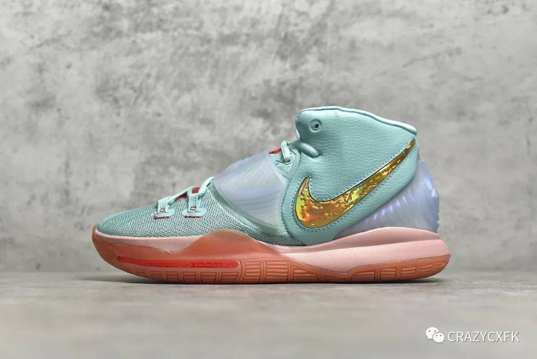 耐克nikekyrie6ep欧文concepts圣甲虫联名篮球鞋