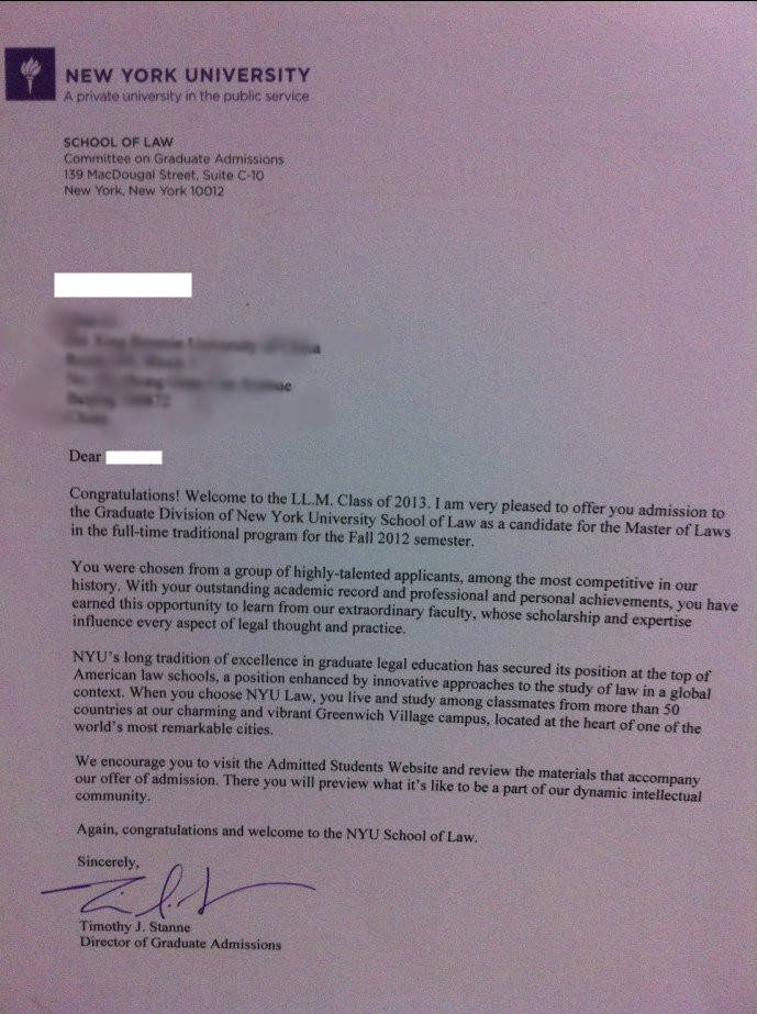 纽约大学new york university (nyu) llm traditional llm 传统法学法律硕士