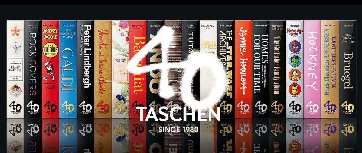 书籍|TASCHEN隆重推出40周年系列纪念版书籍