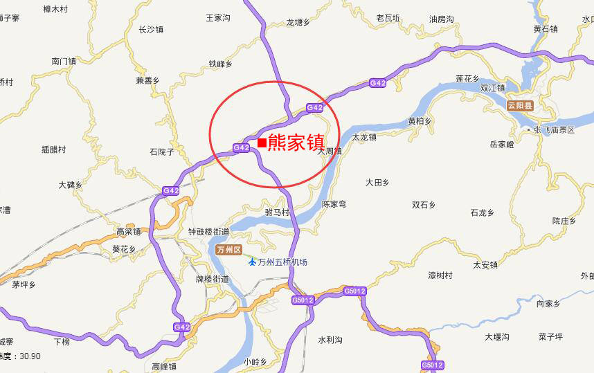 重庆万州一个镇,有3条高速公路穿镇而过,紧邻万州高铁