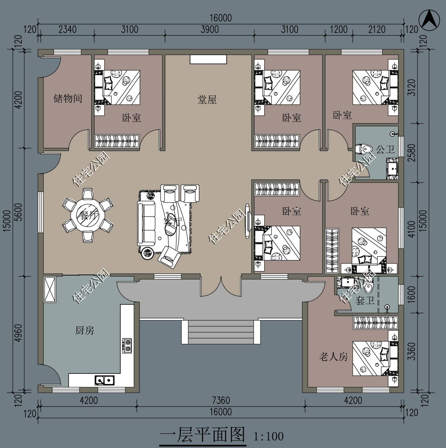 项目部一层怎么搭_农村一层自建房(3)