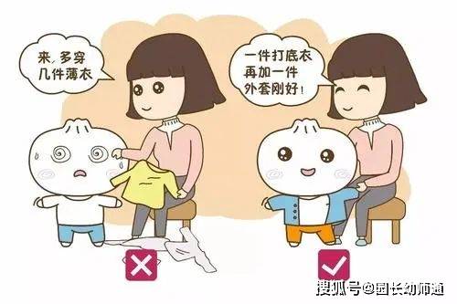 幼儿园|幼儿园送家长一份幼儿穿衣指南，请查收！天冷了