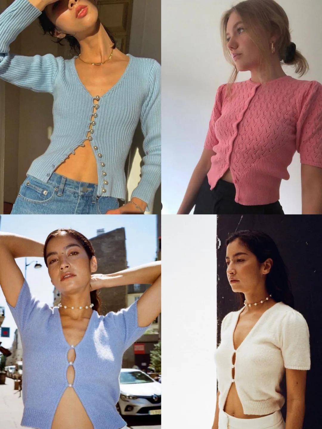 款式|网红明星针织衫穿搭，正确开启秋天模式！
