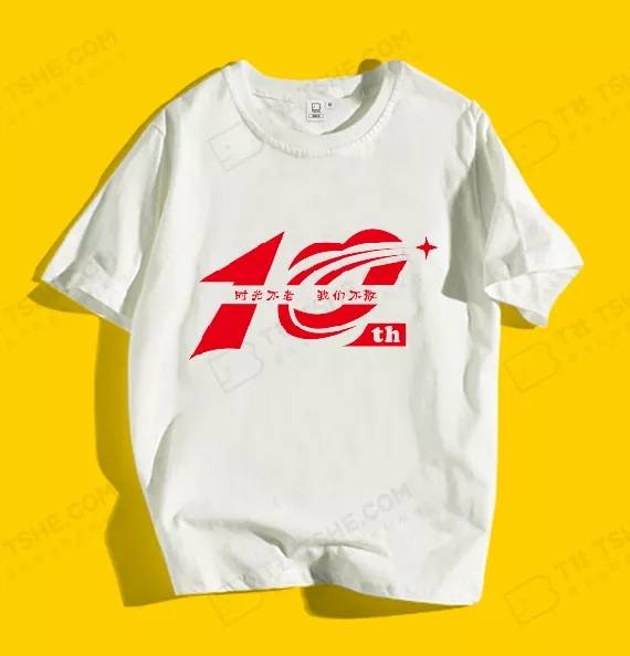 工艺|周年纪念T恤，简单的图案遇上特殊工艺也能眼前一亮