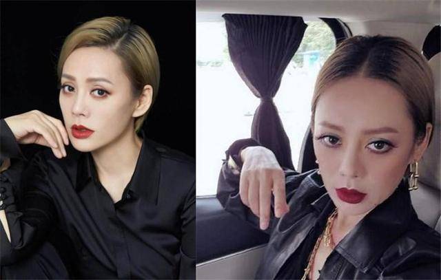 宁静|宁静出席活动挑错妆容，土黄色肤配超短发，脖子和脸颜色不一