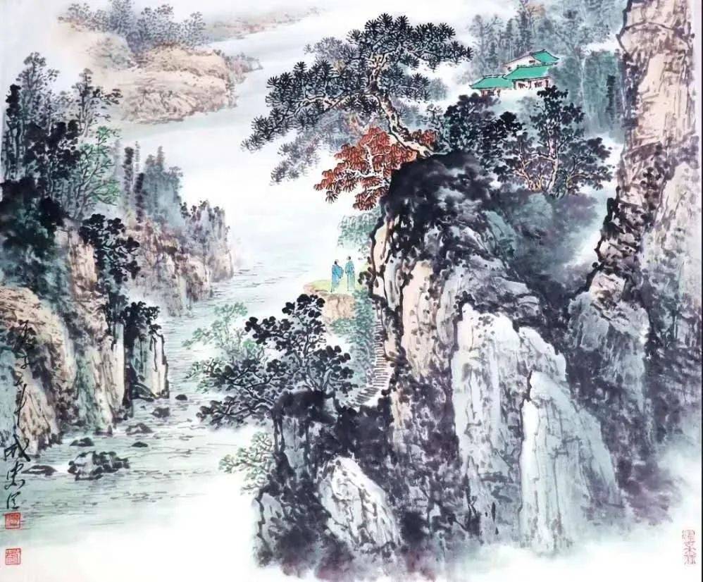 成忠臣中国传统山水画中的哲理来源于周易中的卦象