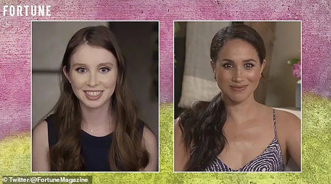 淑女|39岁梅根穿吊带裙“扮嫩”，头小肩膀宽真壮实，淑女马尾挡不住胖