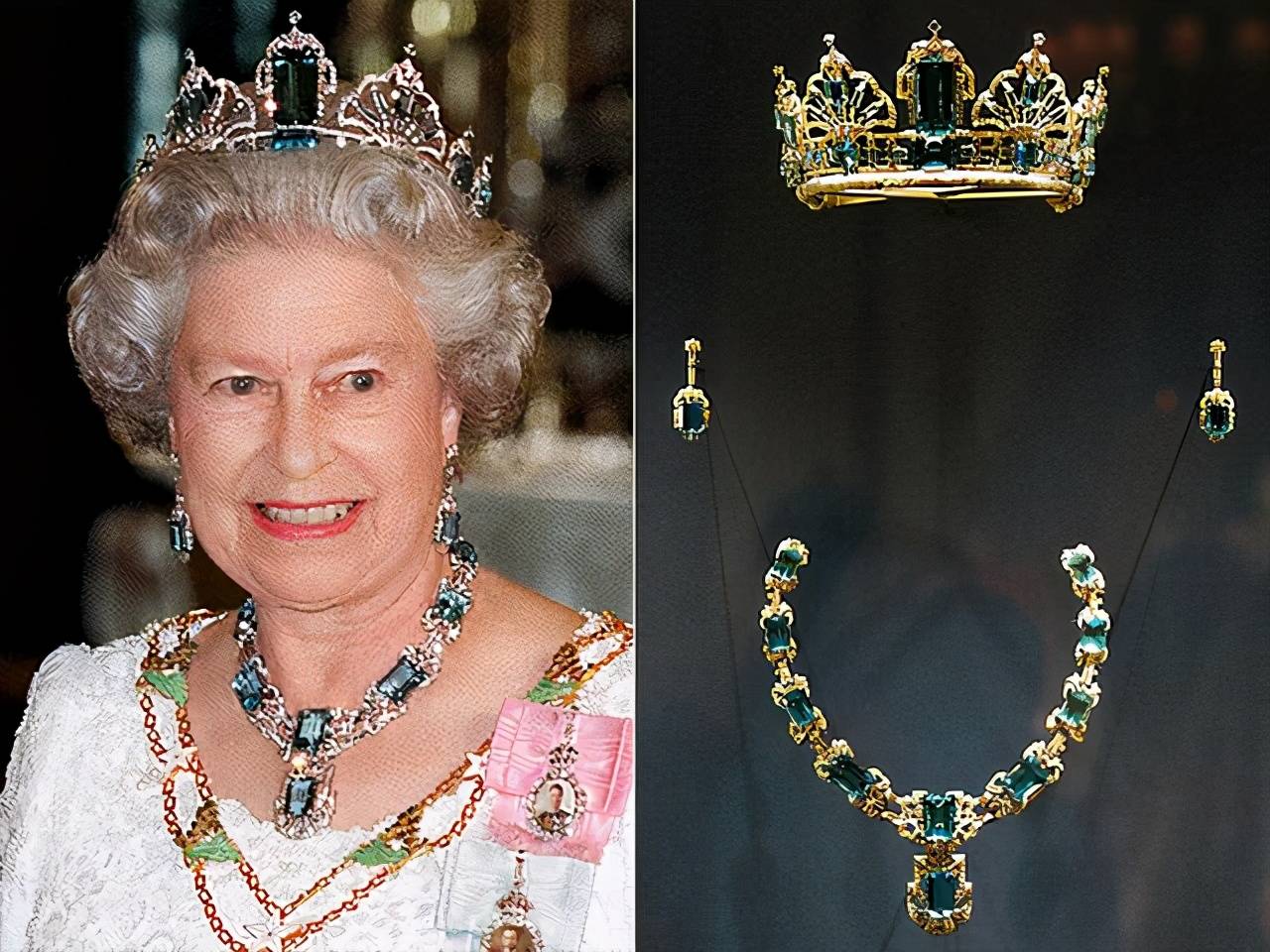 蓝宝石|英女王最新官方肖像照出炉！蓝宝石皇冠有深意，皮肤比卡米拉都嫩