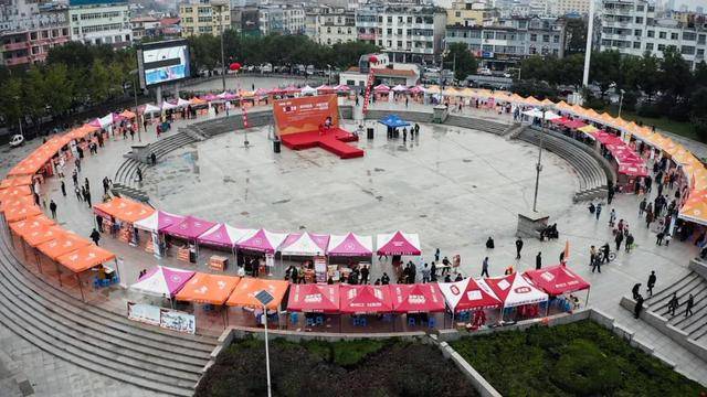 工作|新蔡县举办2020年“稳就业保民生·保就业兜底线” 金秋大型人才招聘会