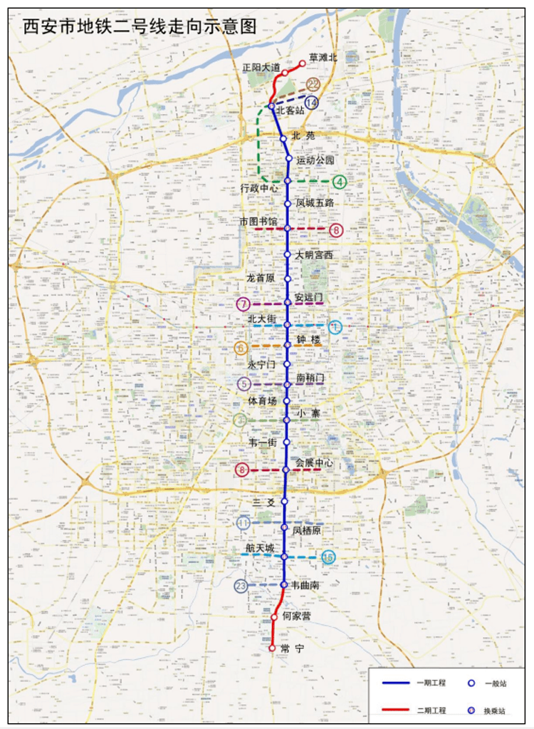 西安市长安区地铁规划来了!2条线路在建!还有1条计划年底开通!