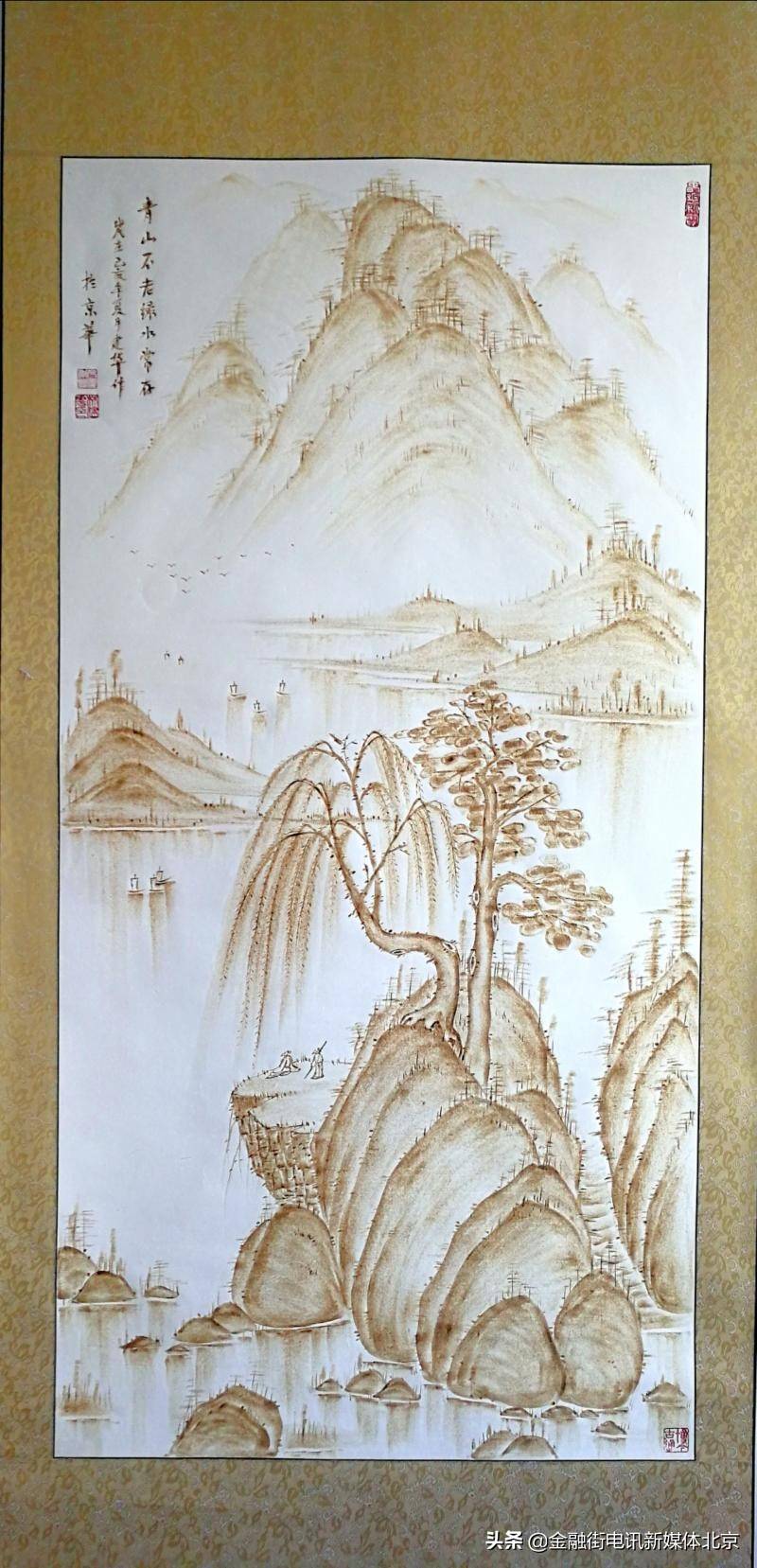 宣纸烙画艺术家林建华作品专辑金榜头条